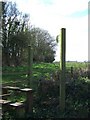 Stile and footpath to Goffins Farm in EX4 9JL
