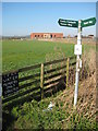 Sign on the Severn Way in GL20 5FZ