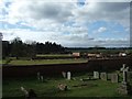 Looking west from Poltimore churchyard in EX4 0AU