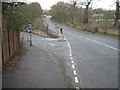 Junction of Gib Chare, descending to the left, off Durham Road, Bishop Auckland in DL14 7JG