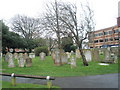 St Mary, Littlehampton: churchyard in BN17 6DY