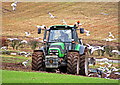Ploughing near Hoodshill in KY13 0UP