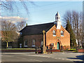Hollinfare War Memorial and St Helen's Church in WA3 6LJ