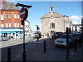 Part of the town centre, Denbigh in LL16 3LL