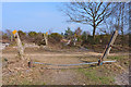 Gate Posts on Former Railway Line in BH23 2TF