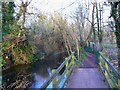 Footbridge by the River Thames, near Ashton Keynes in SN6 6QR