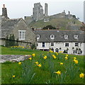 View from Corfe churchyard in BH20 5JG