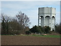 Water tower in Pinchbeck near Spalding in PE11 3ST