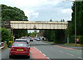 Another rusty rail bridge. in ST15 8LJ
