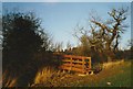 Footbridge over unnamed stream near Coatham Mundeville in DL1 3LX