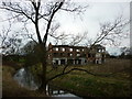 A derelict building beside the River Foss in YO32 5UQ