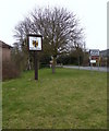 Village sign, Shipton Bellinger in SP9 7UG