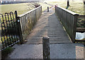 Footbridge over the River Beal in OL2 8BG
