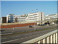 Eastern side of dental school and hospital, Cardiff in CF14 3QZ