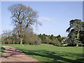 Driveway and grounds of Badger Hall, Shropshire in WV6 7JW