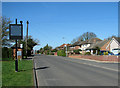 Bus shelter in New Road, Hethersett in NR9 3RD