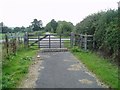 Footpath and country lane in RH17 6RB