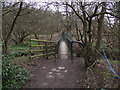 Footbridge leading to Hall i' th' Wood in BL2 3AN