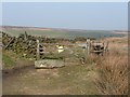 Gate on Moor Lane, Blackshaw in HX7 7BA