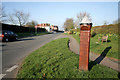Milepost in Rushwick in WR2 5TF