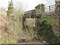 Former rail overbridge near Hengoed in CF82 7EF