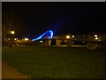 Millennium bridge illuminated in YO10 5AJ