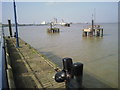 View upriver from Erith Deep Wharf in DA8 1SD