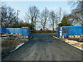 Building site entrance to St Ambrose College from Hale Road in WA15 0PG