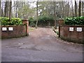 Entrance on Grenville Road in Shackleford in GU8 6AX