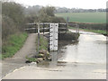 Footbridge over the River Pang in Bucklebury