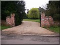 Entrance on Hookley Lane in Elstead in GU8 6FD