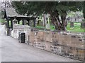 St Giles' churchyard wall, Old Matlock in DE4 3BT