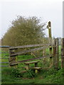 Stile near Midgham Farm in SP6 3DA