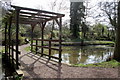 Bridge, Japanese Garden, Trent Park, London N14 in EN4 0BY