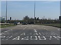A4097 approaching M42 junction 9 roundabout in B76 9HE