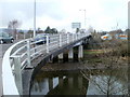 Side view of B4434 river bridge, Neath in SA11 3DH
