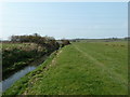 Footpath approaching farm bridge in BN5 9YG