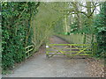 Bridle path to River Bollin from Pownall Park, Wilmslow in SK9 5PZ