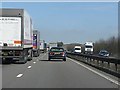 M42 Motorway north of Austrey in CV9 3EW