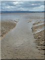 Channel on beach, Pilling Sands, looking south - east in PR3 6HP