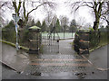 The south-east entrance to Alexandra Park, Hoole in CH2 3DD