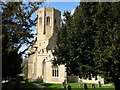 Swaffham Prior: the tower of St Cyriac and St Julitta in CB25 0LE