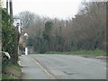 Approaching the junction with the A449 in Powick in WR2 4QR