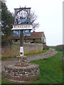 Blakeney Village Sign in NR25 7BE
