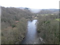 The river Dee from the Poncysyllte Aqueduct in LL14 3SG