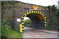 Woolgrove Road railway bridge in SG4 0BN