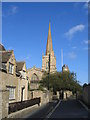 Burford Parish Church in OX18 4QN