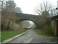 Railway bridge at south end of Bakewell Station in DE45 1AL