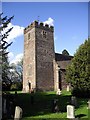 Tower of St Mary's Church, Marshfield in CF3 2TD