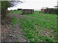Footpath north out of Minety in SN16 9YE